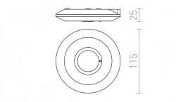 SENSOR sufitowa   230V max. 2000W 360°