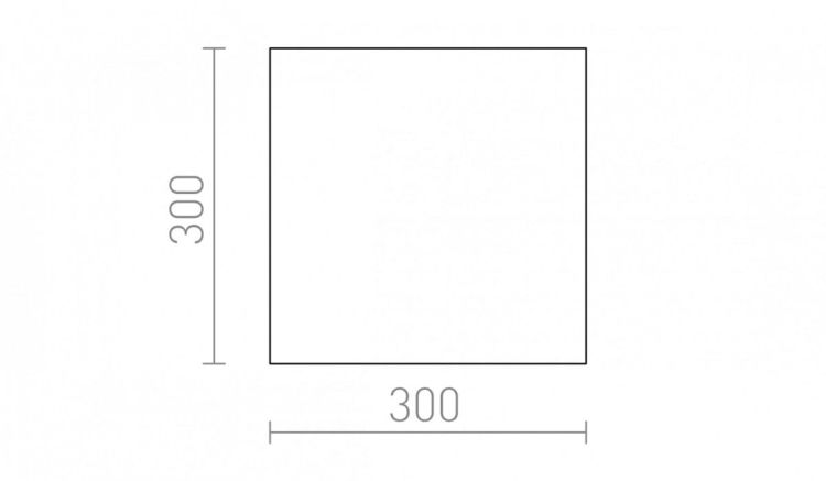DIFFUSER SQ 30 PMMA  akryl mleczny