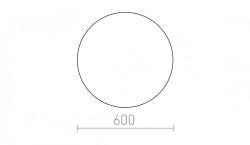 DIFFUSER R 60 PMMA  akryl mleczny