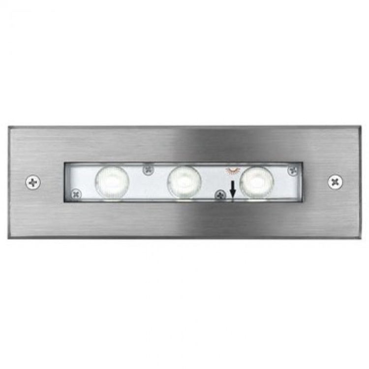 JERRY DC wpuszczana stal nierdzewna 24= LED 3x1W 50° IP65 4000K