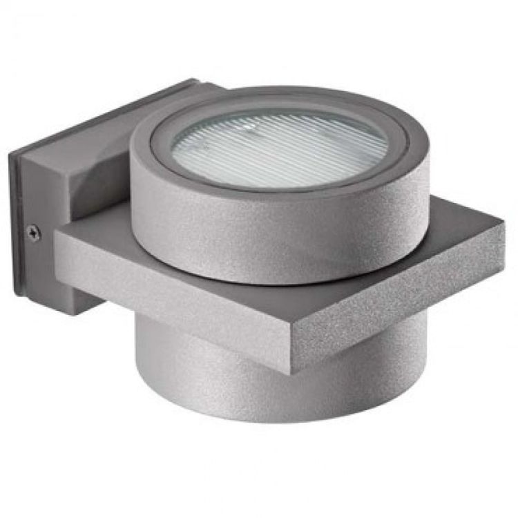 DUETTO ścienna srebrno-szara 230V GX53 2x9W IP55