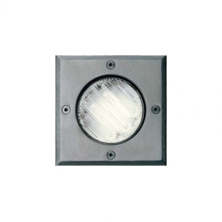 OBLO MICRO SQ wpuszczana  stal szczotkowana 230V GX53 7W IP67