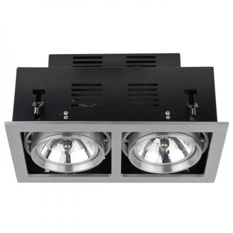 Przejdź do produktu DEHLI II 111 wpuszczana srebrno-szara 230V/12V G53 2x50W