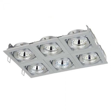 Przejdź do produktu MANCHESTER VI wpuszczana aluminium szczotkowane 12V GU5,3 6x50W