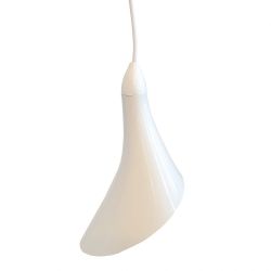 Lily by Jenny Keate wisząca biała/zielona plastik 230V E14 40W