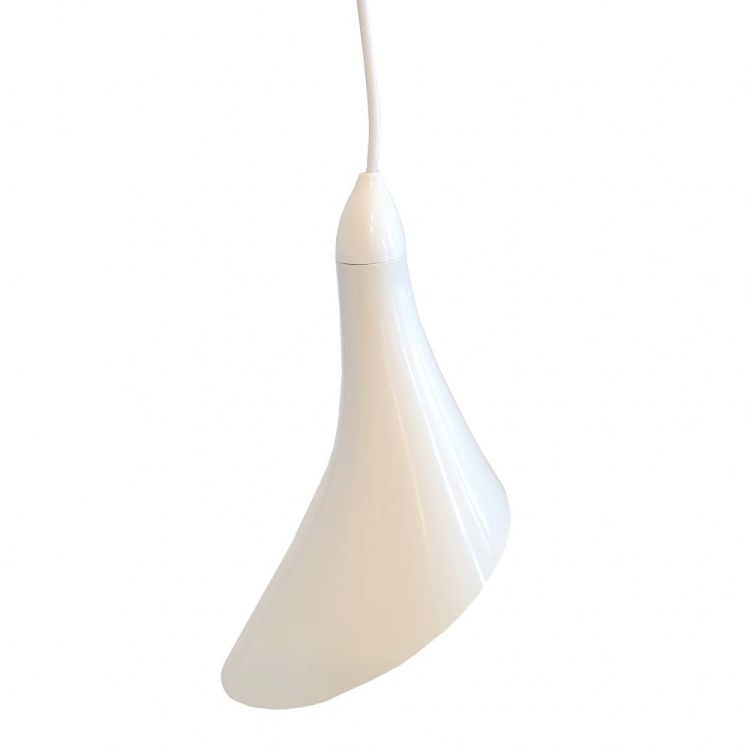 Lily by Jenny Keate wisząca biała/zielona plastik 230V E14 40W