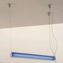 FLOU 21 wisząca niebieska akryl mat 230V G5 21W