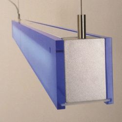 FLOU 21 wisząca niebieska akryl mat 230V G5 21W