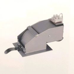 ABRAMO wpuszczana srebrno-szara aluminium 12V G6,35 50W