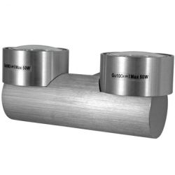 IVAR II ścienna aluminium 230V GU10 2x50W