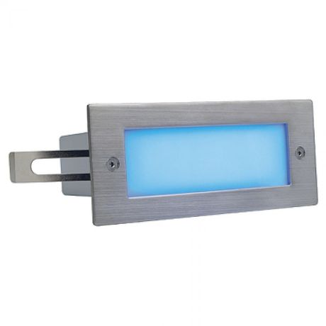 Przejdź do produktu BRICK LED 16 wpuszczana niebieska stal szczotkowana 230V LED 1W IP44