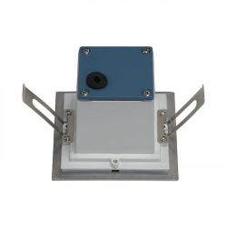 FRAME OUTDOOR 16 wpuszczana w ścianę stal szczotkowana 230V LED 0.9W IP44 3000K