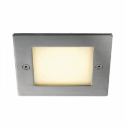 FRAME OUTDOOR 16 wpuszczana w ścianę stal szczotkowana 230V LED 0.9W IP44 3000K