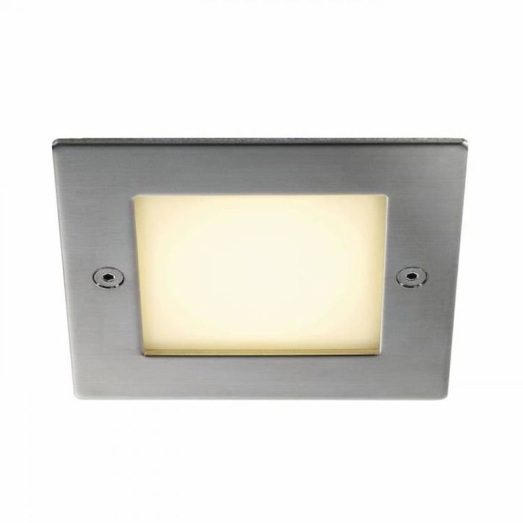 FRAME OUTDOOR 16 wpuszczana w ścianę stal szczotkowana 230V LED 0.9W IP44 3000K