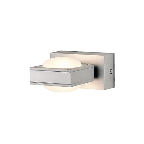 Przejdź do produktu BULFLAT II ścienna srebrno-szara szkło satynowe 230V/12V G4 20W IP44