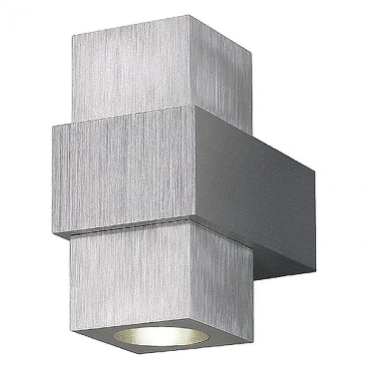 AIDAN II ścienna aluminium szczotkowane 230V/350mA LED 2x1W 20° 3000K