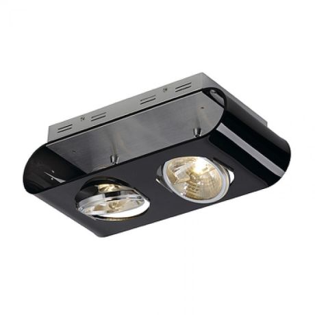 Przejdź do produktu RETROSIX QRB 2 natynkowa czarna 230V/12V G53 2x50W