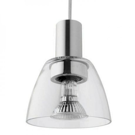 Przejdź do produktu BIZZO wisząca  szkło przezroczyste/aluminium 230V LED E14 15W