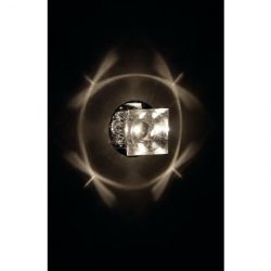 CRYSTAL LED III wpuszczana szkło przezroczyste/chrom 350mA LED 1W 120° 4000K