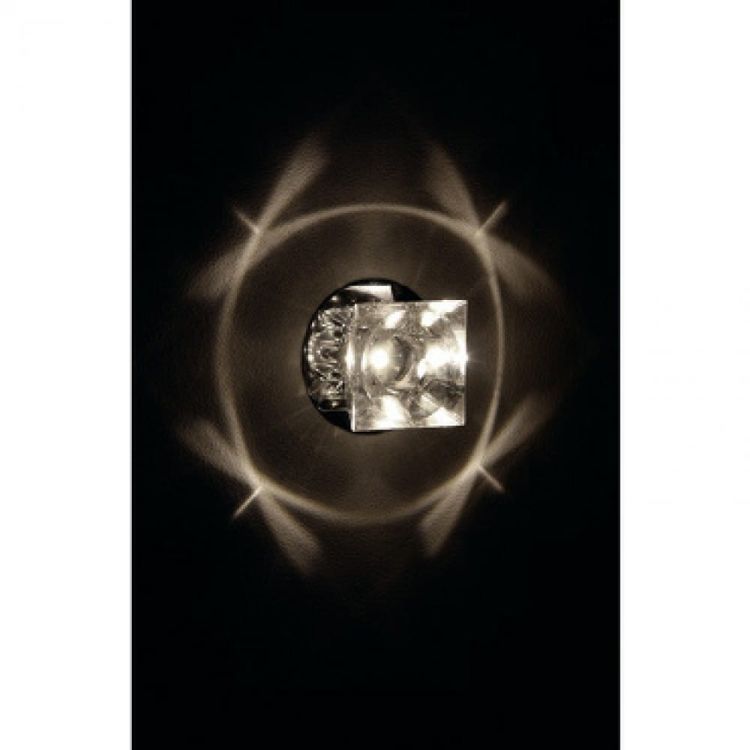 CRYSTAL LED III wpuszczana szkło przezroczyste/chrom 350mA LED 1W 120° 4000K