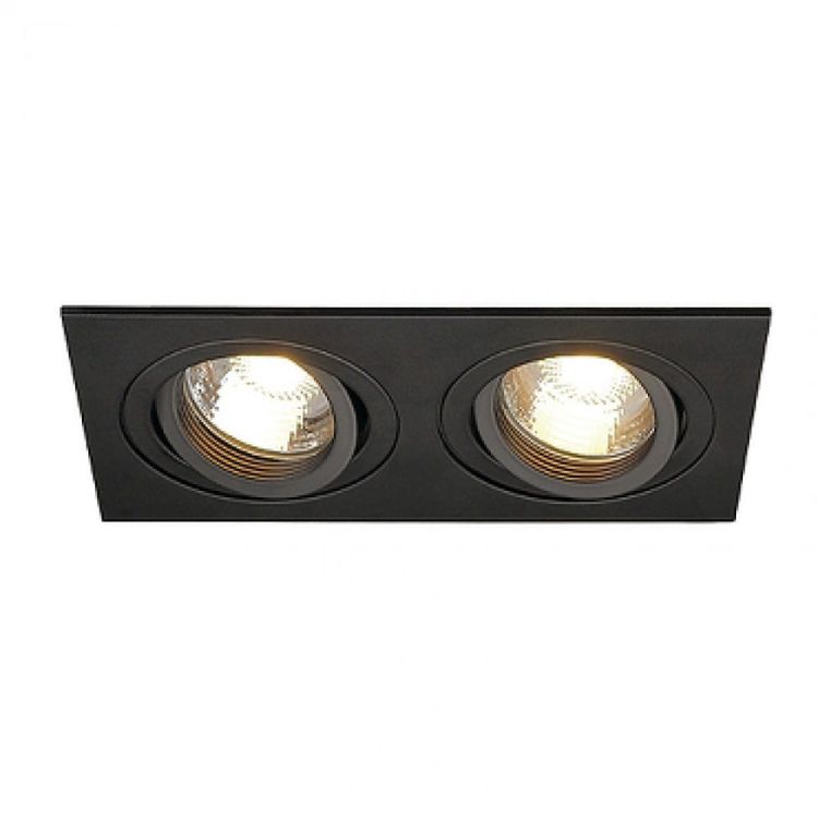 NEW TRIA II MR16 wpuszczana czarna 12V GU5,3 2x50W
