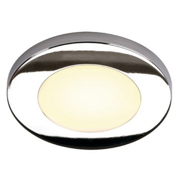 REAL N-TIC LED wpuszczana chrom 24= LED 2.8W 120° IP66 3200K