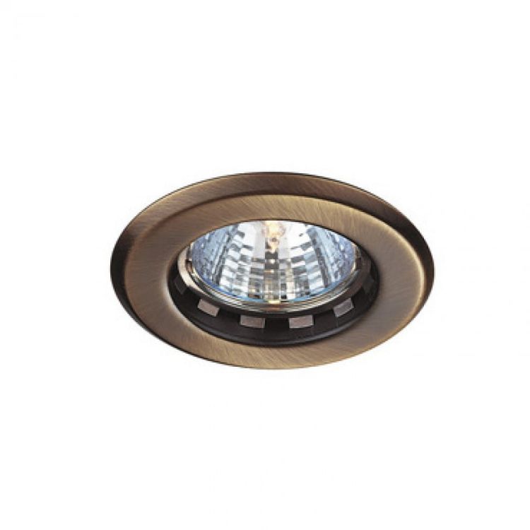 FGL Standart MR16 wpuszczana stal szczotkowana 12V GU5,3 50W