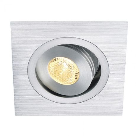 Przejdź do produktu LELEX SQ I wpuszczana aluminium szczotkowane 350mA LED 1W 25° 3000K