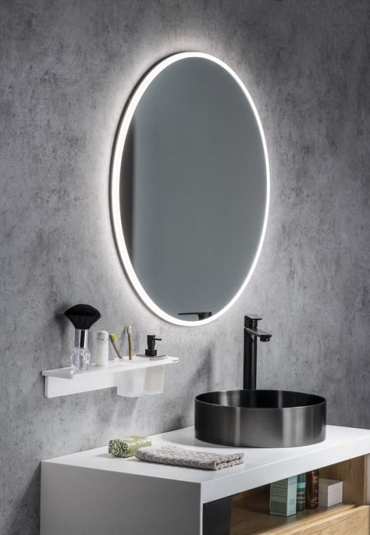 VISO okrągłe lustro z oświetleniem LED, ø 90cm