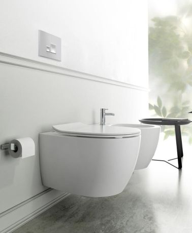 Przejdź do produktu SENTIMENTI miska WC wisząca, Rimless, 36x51cm, biały