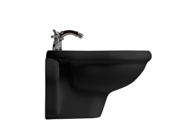 RETRO bidet wiszący 38x52cm, czarny mat