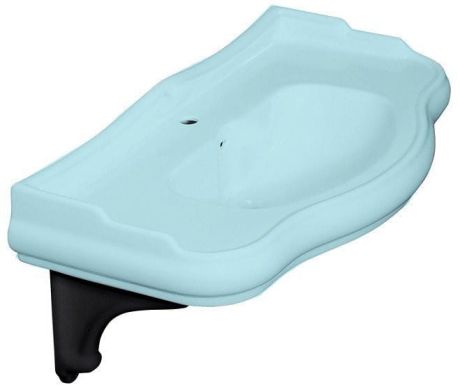 Przejdź do produktu RETRO ceramiczny reling do umywalki 105001, 1sztuka, czarny mat