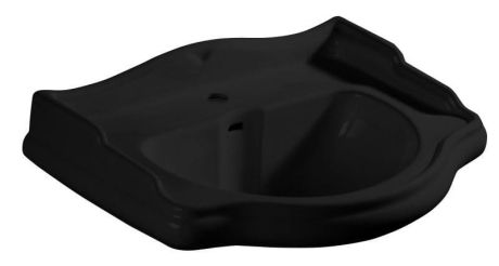 Przejdź do produktu RETRO umywalka ceramiczna 73x54cm, czarny mat