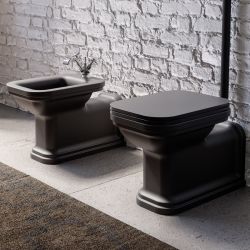 WALDORF bidet 37x65cm, czarny mat