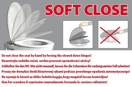 Przejdź do produktu RETRO deska WC, Soft Close, czarny mat/chrom