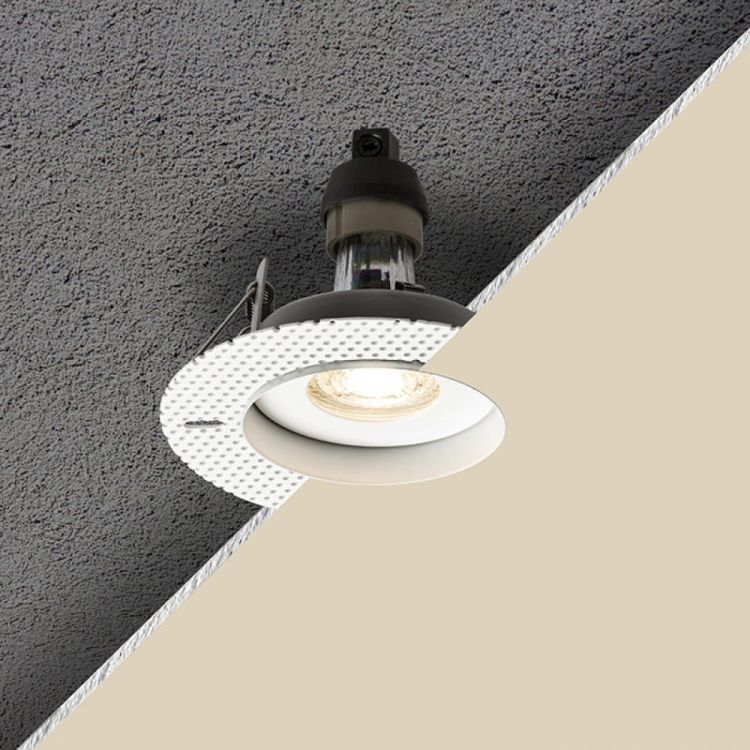 BRAN wpuszczana biała 230V LED GU10 15W IP65