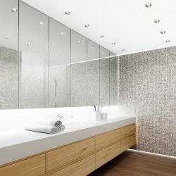 BELLA GU10 wpuszczana nikiel mat 230V LED GU10 15W IP65
