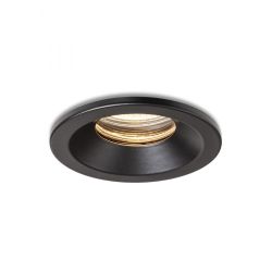 BELLA GU10 wpuszczana czarna 230V LED GU10 15W IP65