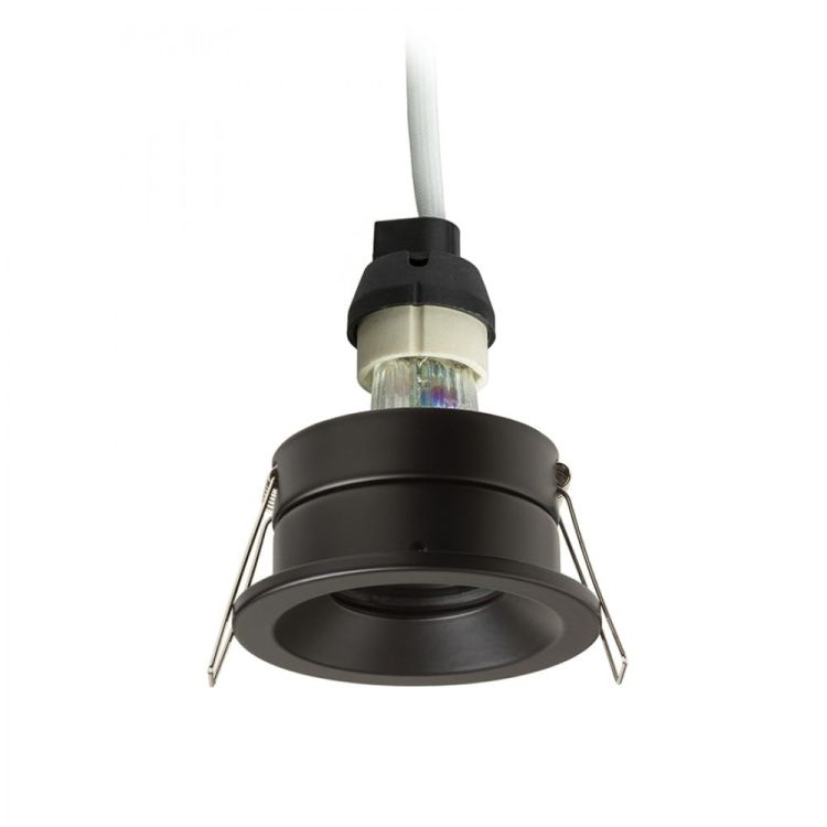 BELLA GU10 wpuszczana czarna 230V LED GU10 15W IP65