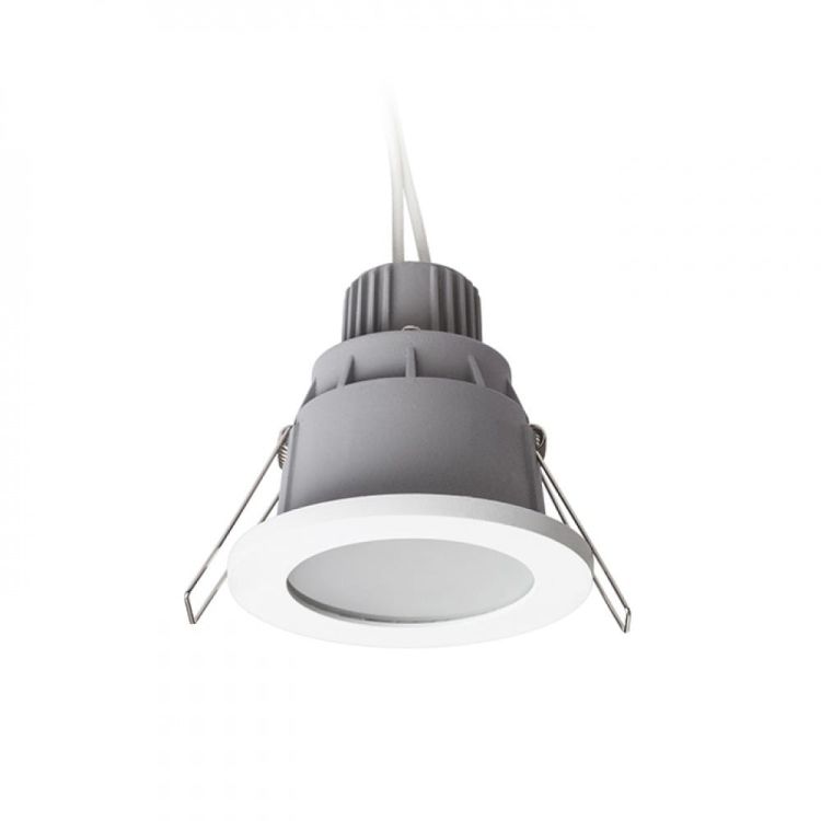 LEROY R  biała  12V GU5,3 35W IP44