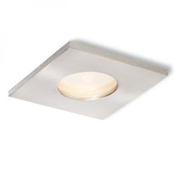 SPLASH SQ wpuszczana  nikiel mat 230V GU10 50W IP65