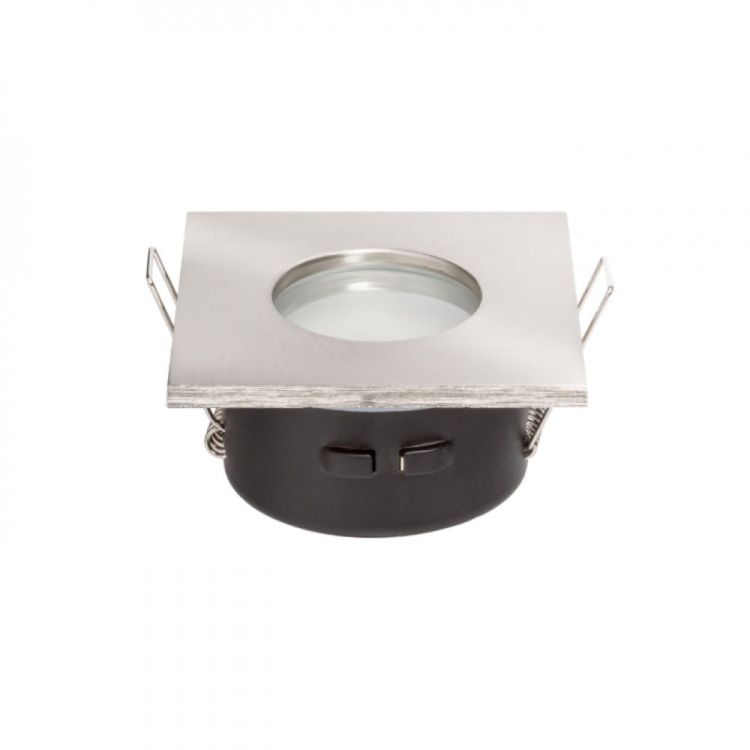 SPLASH SQ wpuszczana  nikiel mat 230V GU10 50W IP65