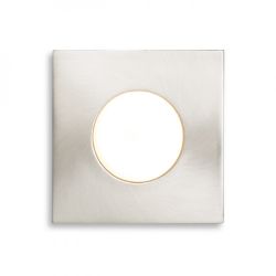 SPLASH SQ wpuszczana  nikiel mat 230V GU10 50W IP65