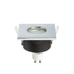 SPLASH SQ wpuszczana  chrom 230V GU10 50W IP65