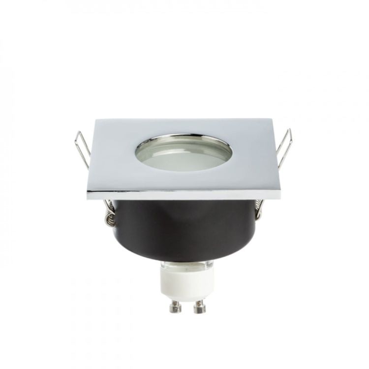 SPLASH SQ wpuszczana  chrom 230V GU10 50W IP65