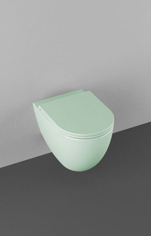 INFINITY miska WC wisząca, Rimless, 36,5x53cm, mint