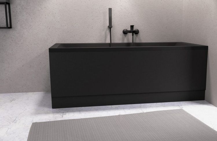 PLAIN obudowa czołowa 160x59cm, czarny mat, prawy