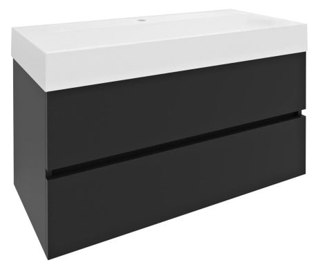 Przejdź do produktu ODETTA szafka umywalkowa 95x50x43,5cm, antracyt mat