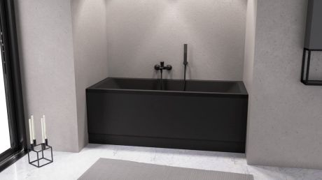 Przejdź do produktu PLAIN NIKA obudowa do wnęki 150x59cm, czarny mat