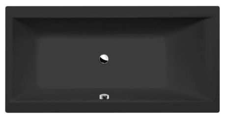 Przejdź do produktu CLEO wanna prostokątna 150x75x48cm, czarny mat